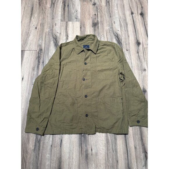 Brooks Brothers Mens Olive Green Cotton Field Jacket Size XXL Casual & Versatile - Picture 1 of 10